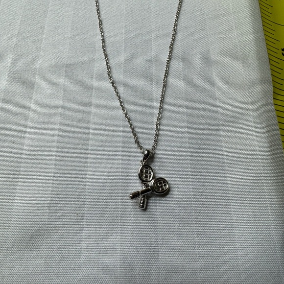 Tennis Racket Necklace - Picture 2 of 4